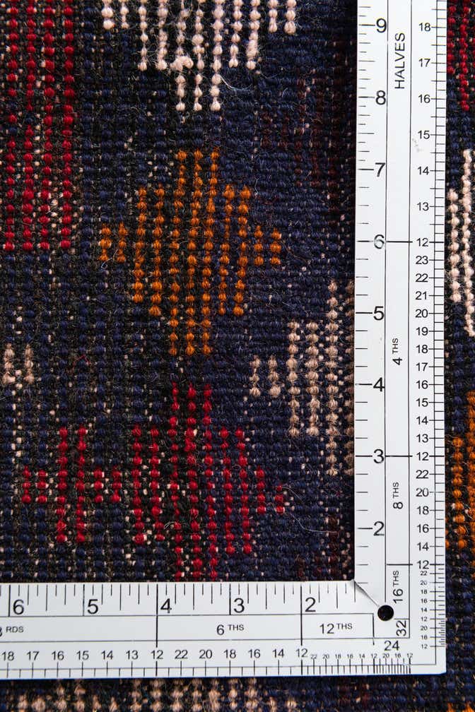 3' x 4' 5 Hand Knotted Balouch Persian Wool Rug