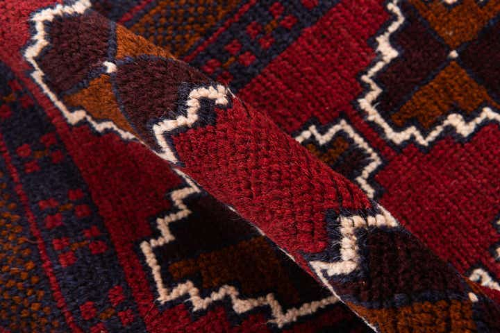 2' 8 x 4' 10 Hand Knotted Balouch Persian Wool Rug