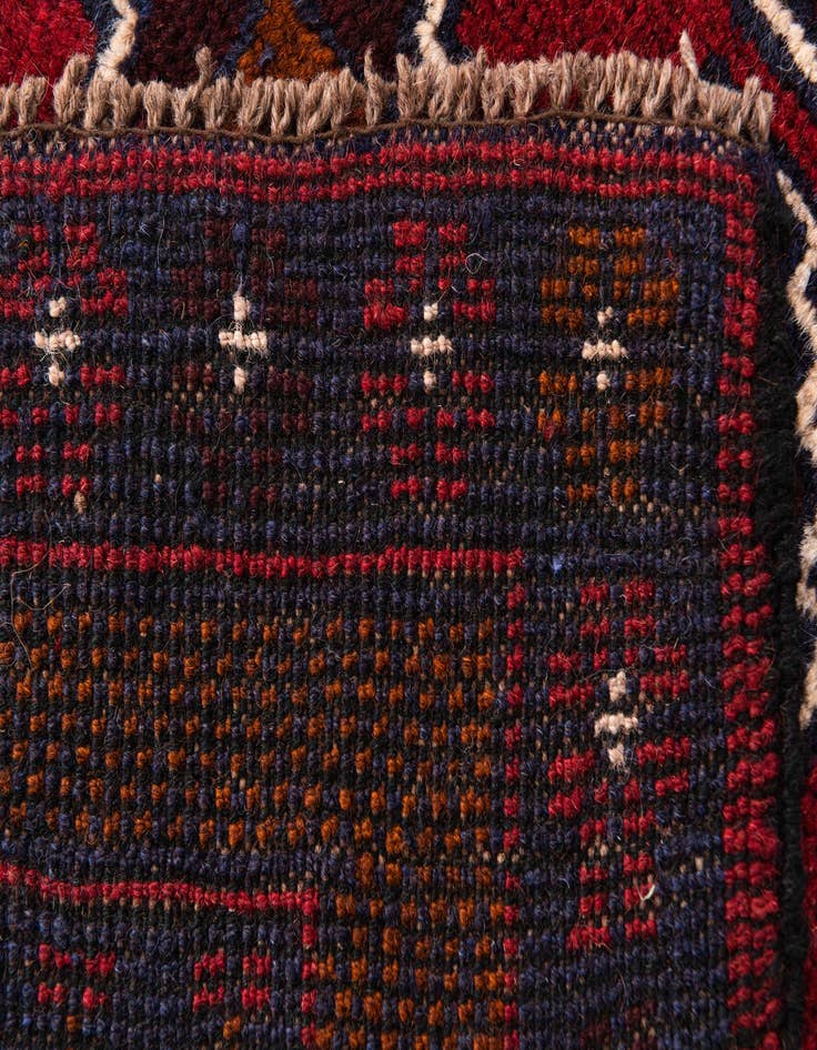 Detail image of 2' 8 x 4' 10  Hand Knotted Balouch Persian Wool Rug