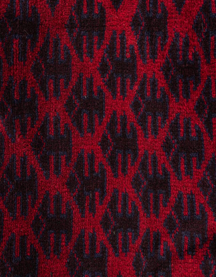 Detail image of 3' x 4' 9  Hand Knotted Balouch Persian Wool Rug