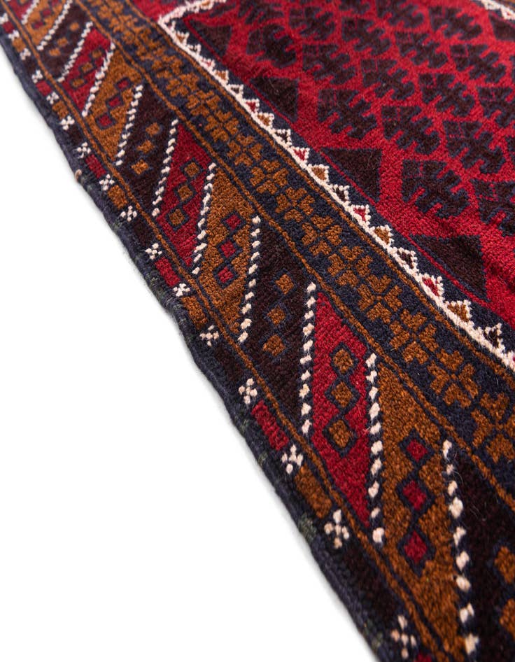 Detail image of 3' x 4' 9  Hand Knotted Balouch Persian Wool Rug