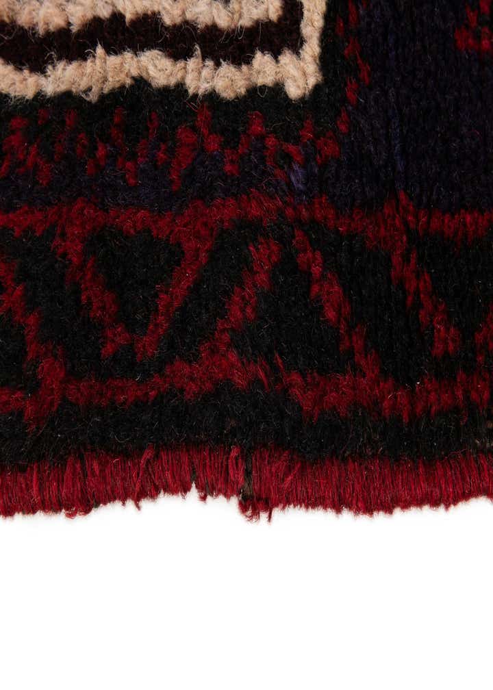 2' 9 x 4' 8 Hand Knotted Balouch Persian Wool Rug