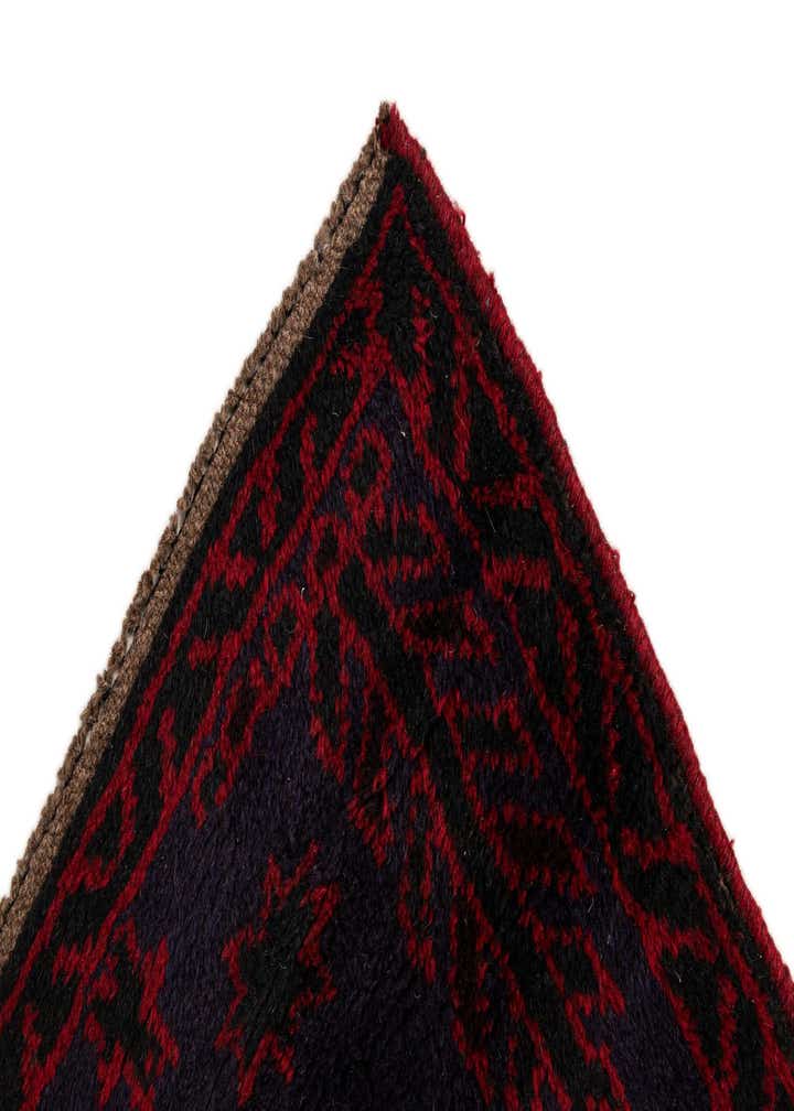 2' 9 x 4' 8 Hand Knotted Balouch Persian Wool Rug