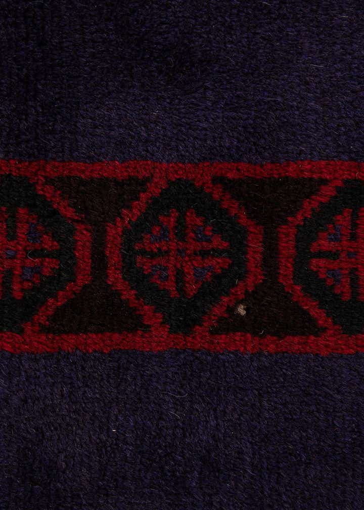 2' 9 x 4' 8 Hand Knotted Balouch Persian Wool Rug