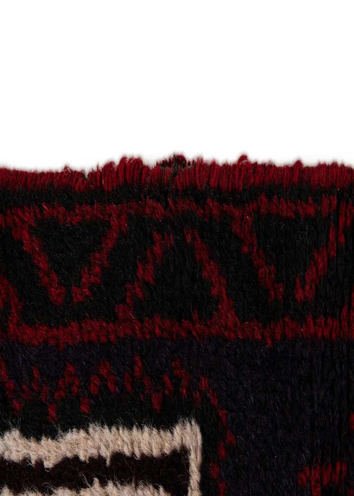 2' 9 x 4' 8 Hand Knotted Balouch Persian Wool Rug