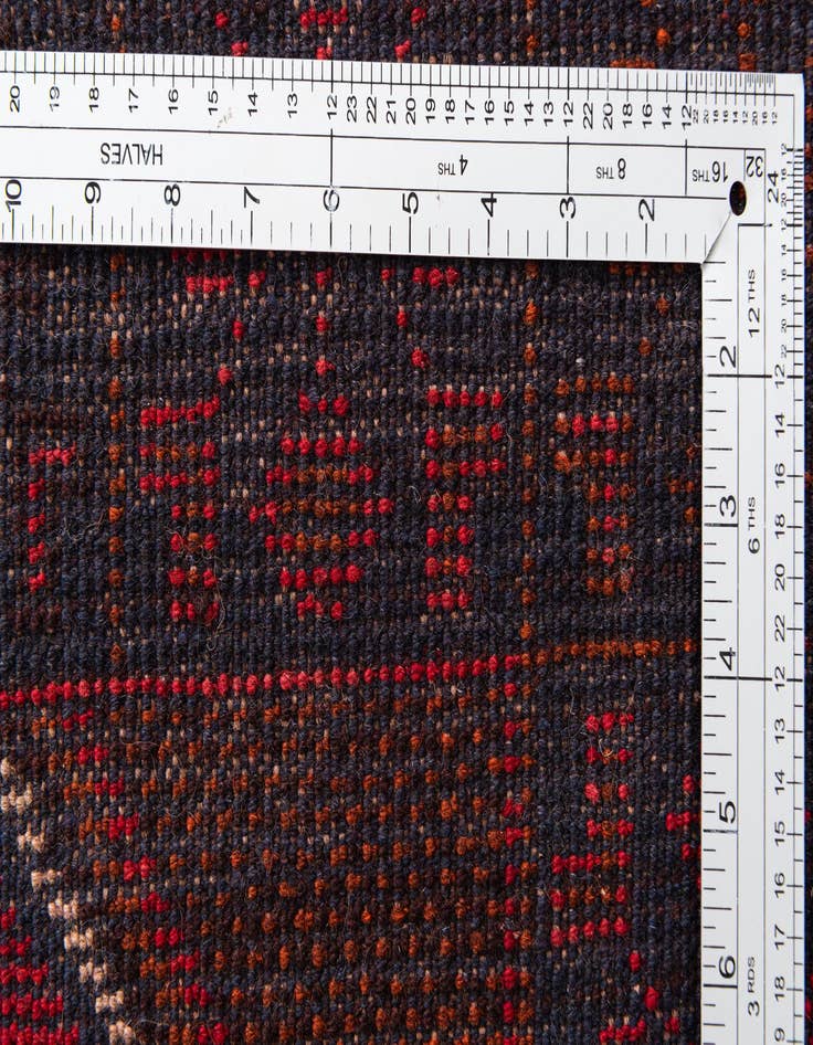 Detail image of 3' x 4' 7  Hand Knotted Balouch Persian Wool Rug