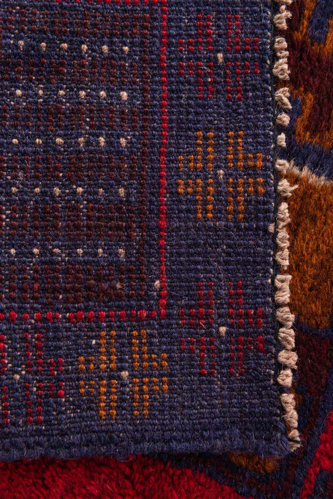 2' 10 x 4' 8 Hand Knotted Balouch Persian Wool Rug