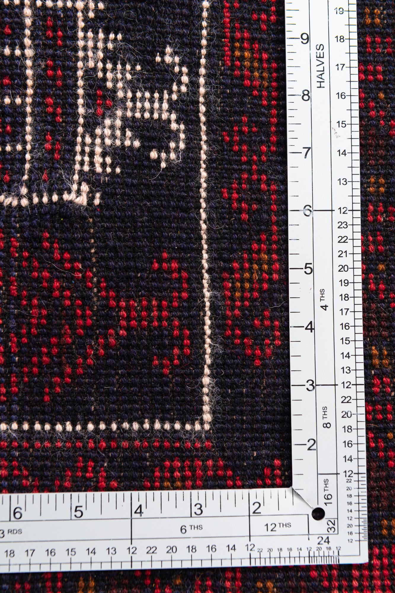 2' 10 x 4' 9 Hand Knotted Balouch Persian Wool Rug