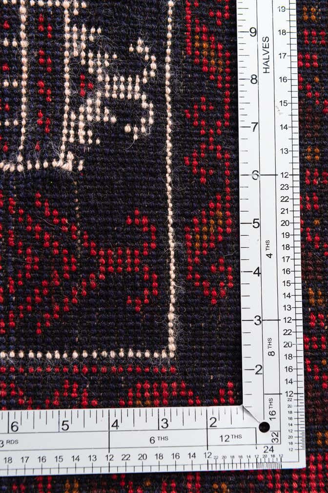 2' 10 x 4' 9 Hand Knotted Balouch Persian Wool Rug