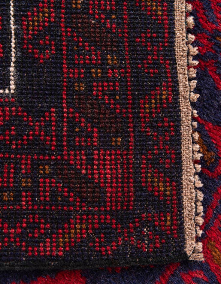 Detail image of 2' 10 x 4' 9  Hand Knotted Balouch Persian Wool Rug