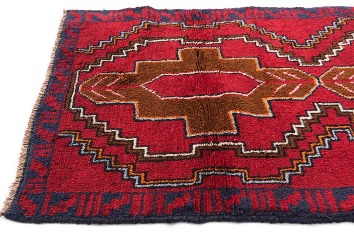 2' 10 x 4' 5 Hand Knotted Balouch Persian Wool Rug