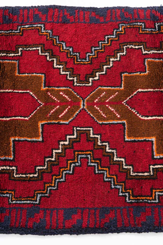 2' 10 x 4' 5 Hand Knotted Balouch Persian Wool Rug