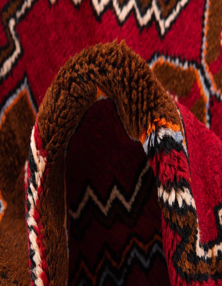 Detail image of 2' 10 x 4' 5  Hand Knotted Balouch Persian Wool Rug