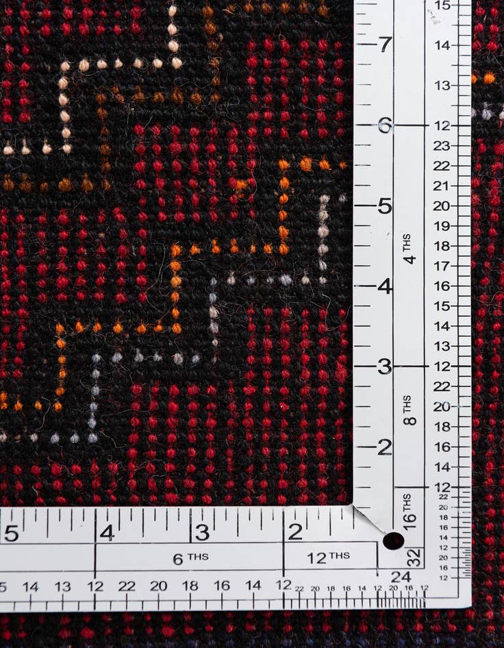 Detail image of 2' 10 x 4' 5  Hand Knotted Balouch Persian Wool Rug