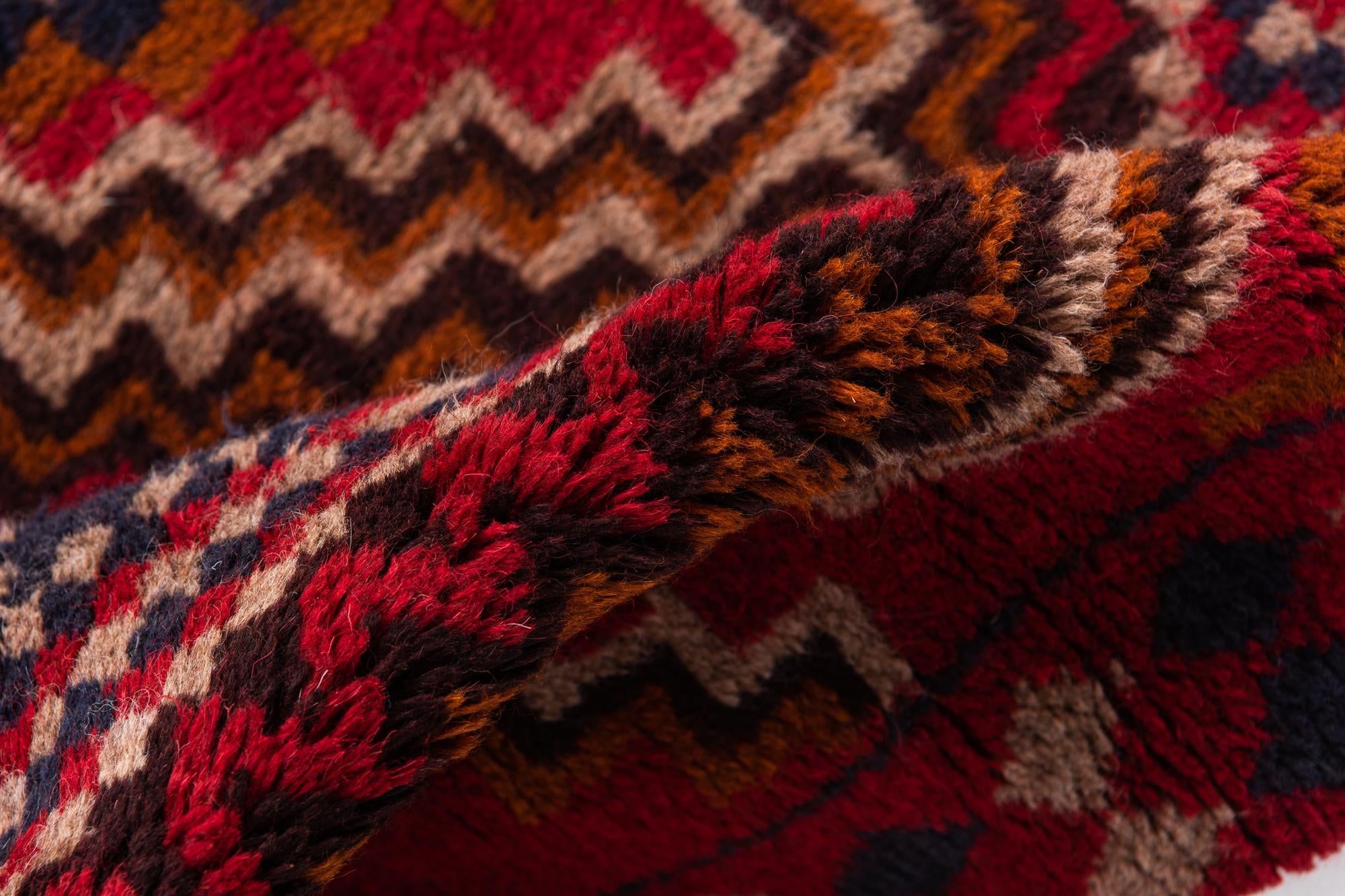 2' 10 x 4' 6 Hand Knotted Balouch Persian Wool Rug