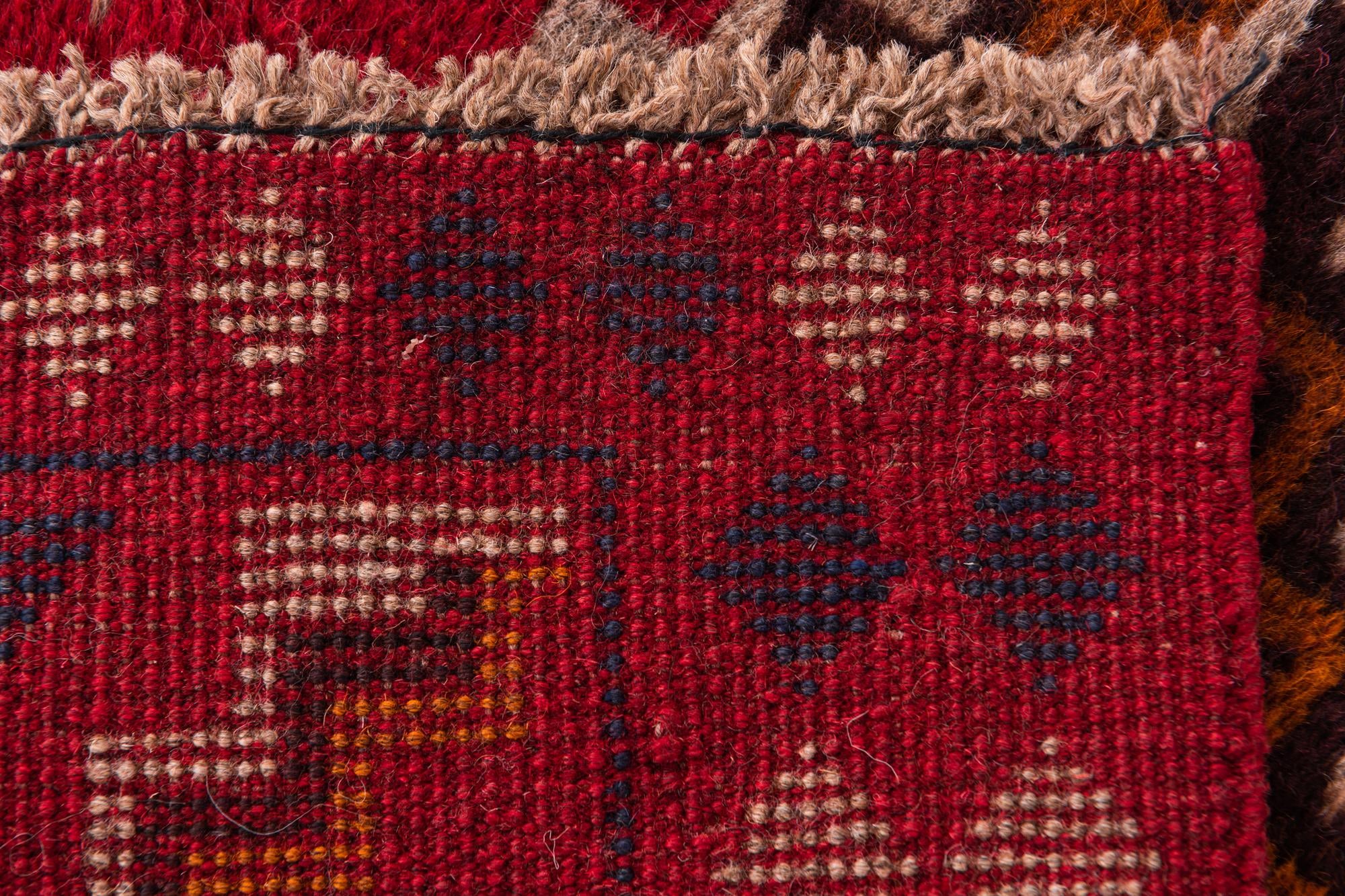 2' 10 x 4' 6 Hand Knotted Balouch Persian Wool Rug