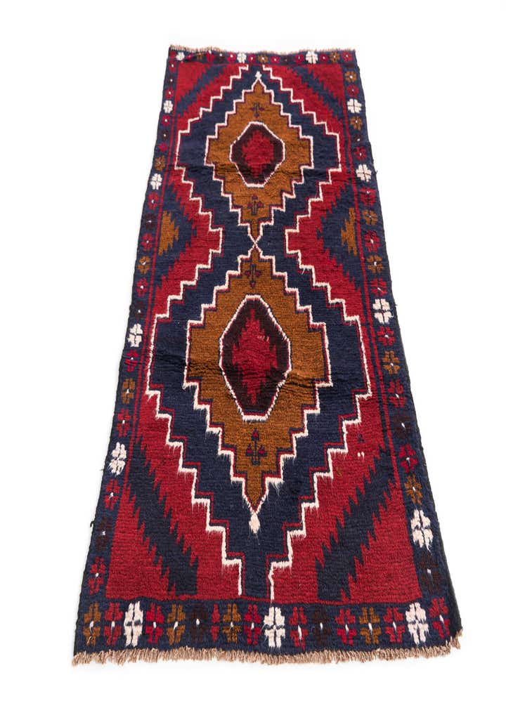 2' 10 x 4' 10 Hand Knotted Balouch Persian Wool Rug