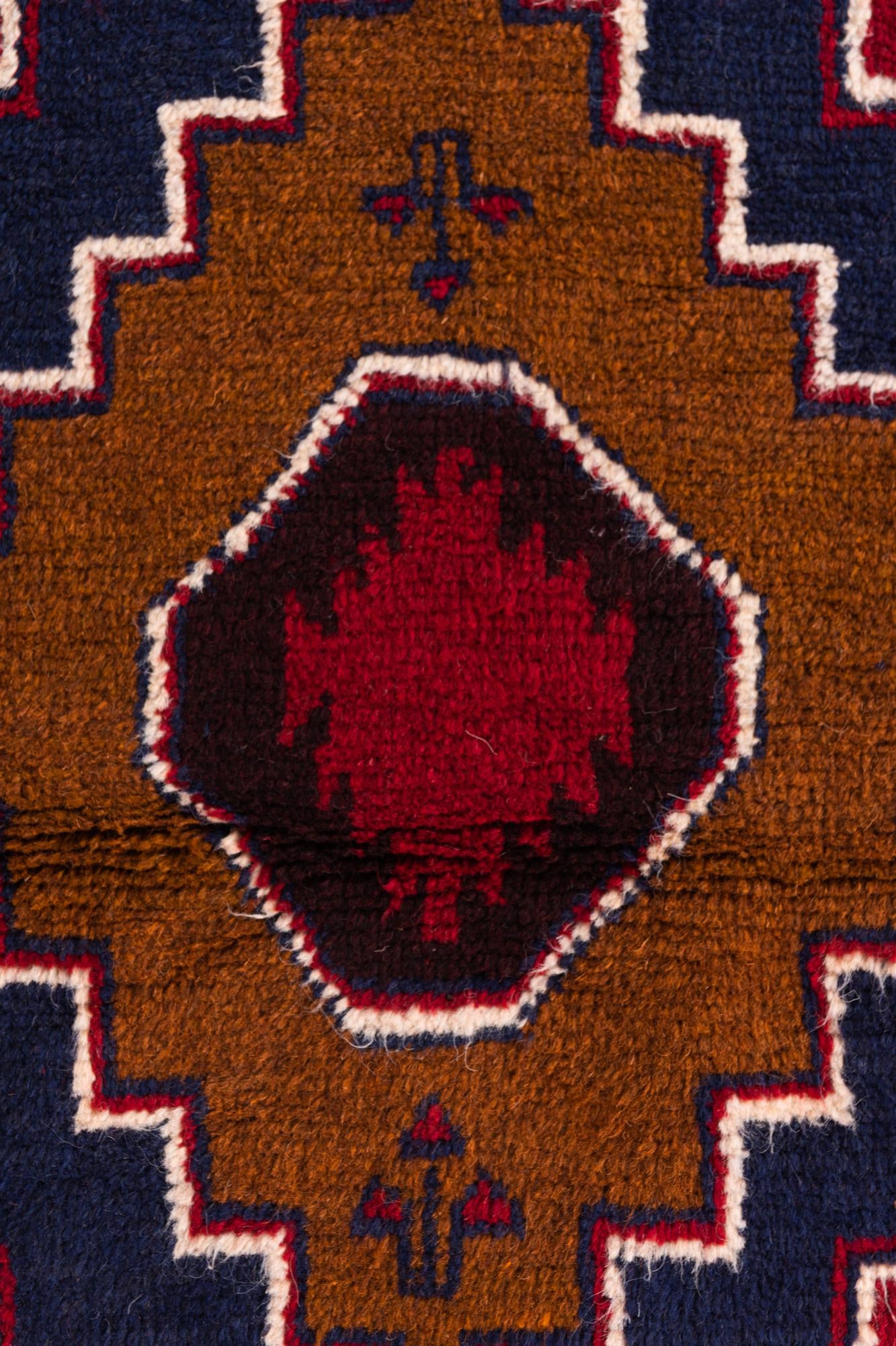 2' 10 x 4' 10 Hand Knotted Balouch Persian Wool Rug