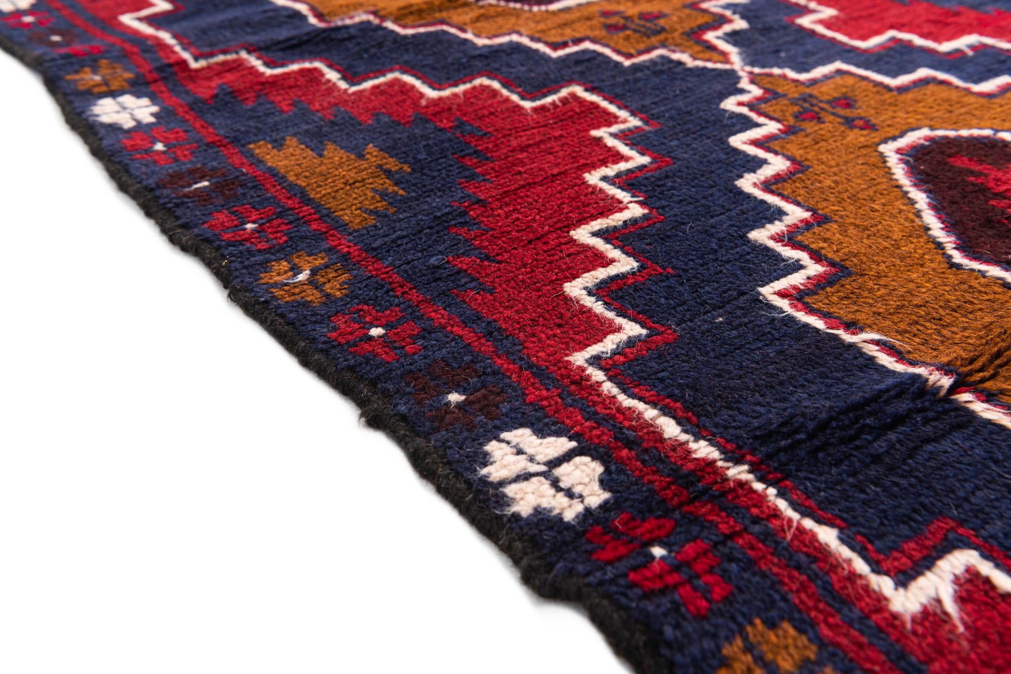 2' 10 x 4' 10 Hand Knotted Balouch Persian Wool Rug