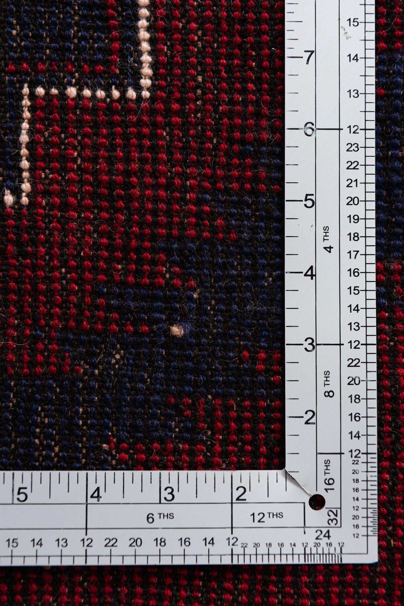 2' 10 x 4' 10 Hand Knotted Balouch Persian Wool Rug