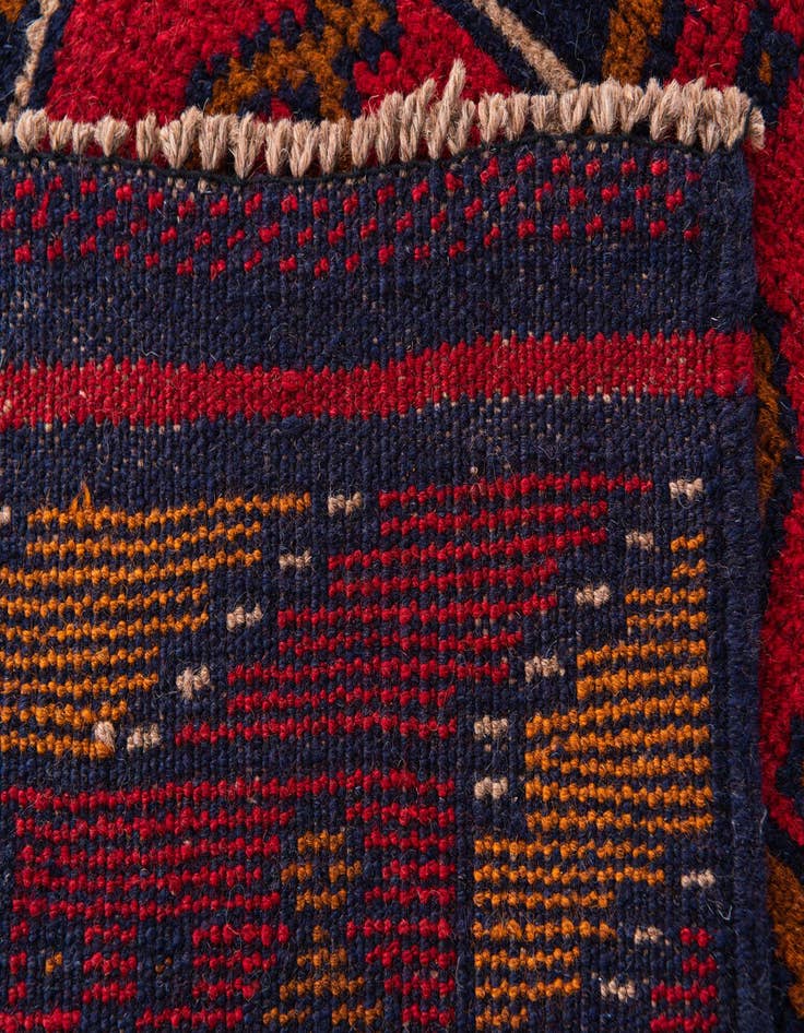 Detail image of 2' 10 x 4' 7  Hand Knotted Balouch Persian Wool Rug