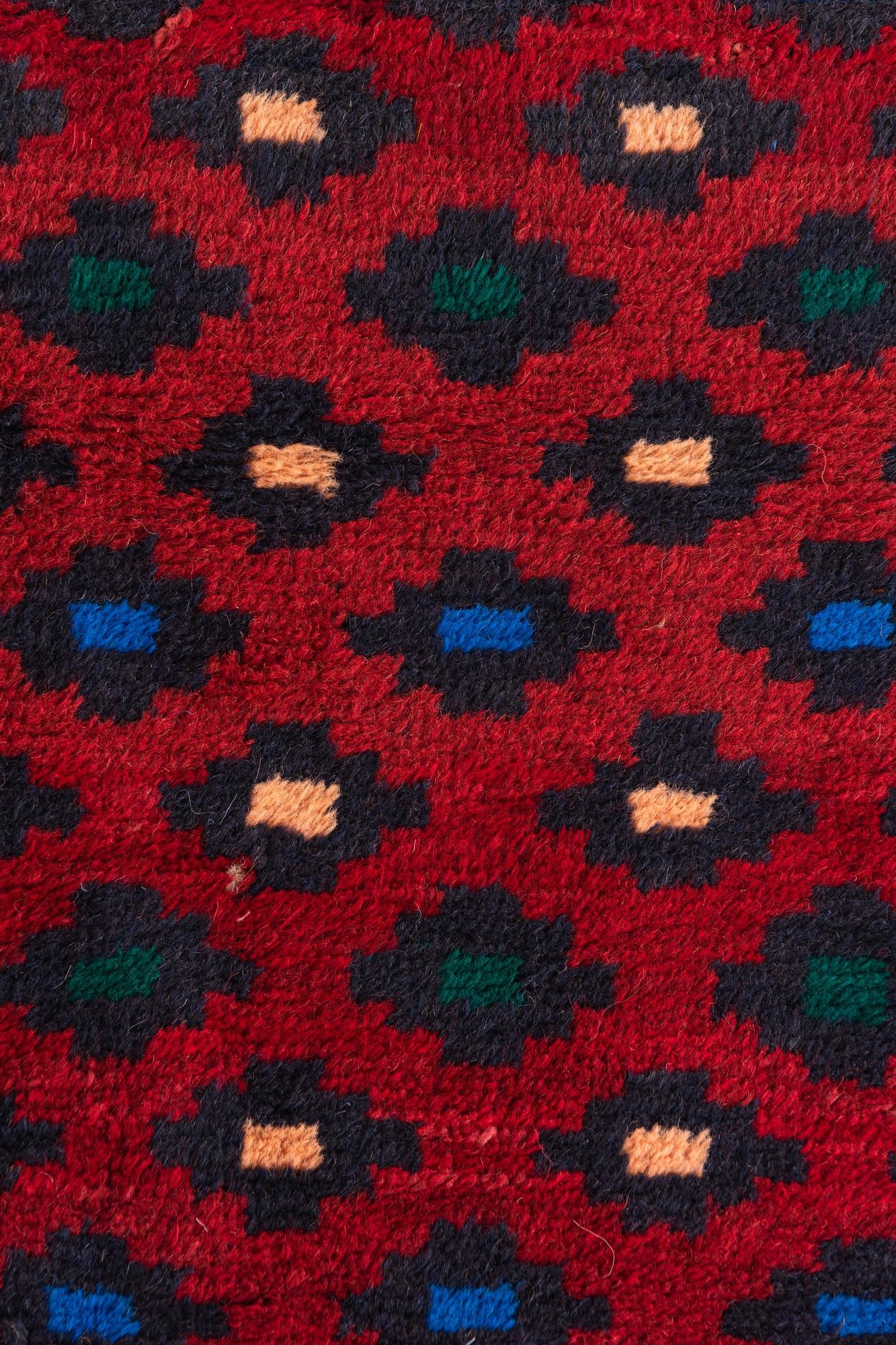 2' 9 x 4' 7 Hand Knotted Balouch Persian Wool Rug