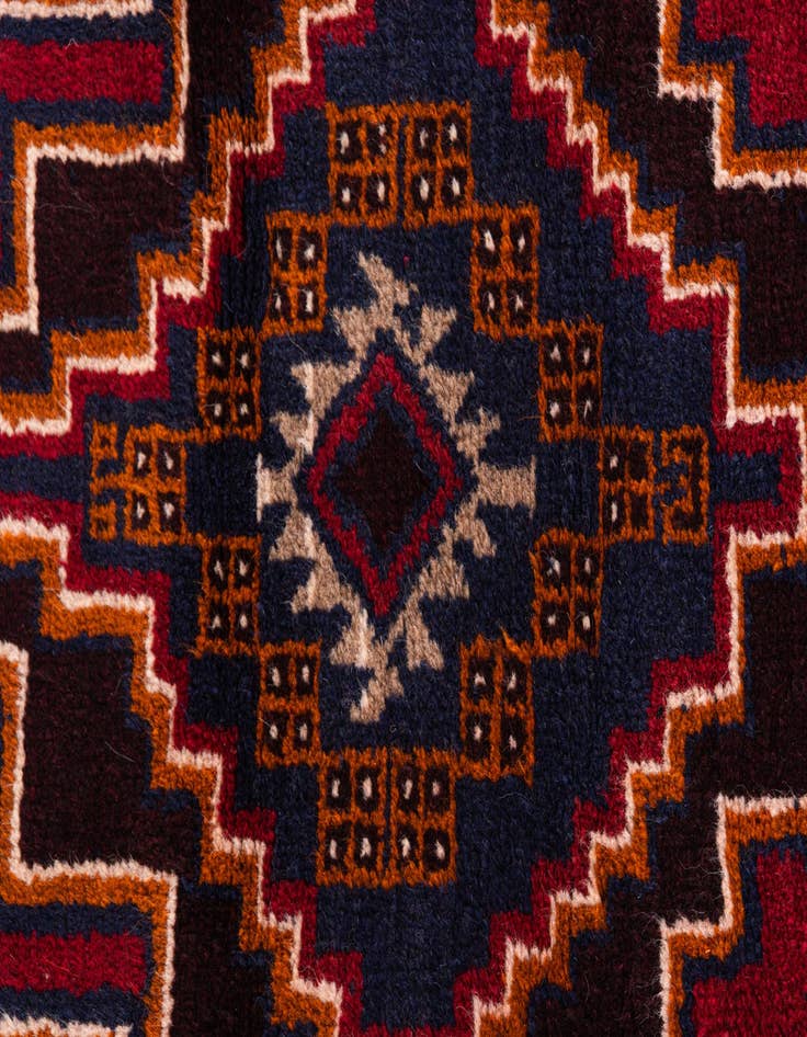 Detail image of 2' 10 x 4' 6  Hand Knotted Balouch Persian Wool Rug