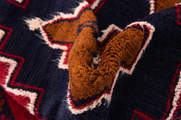 2' 8 x 4' 9 Hand Knotted Balouch Persian Wool Rug