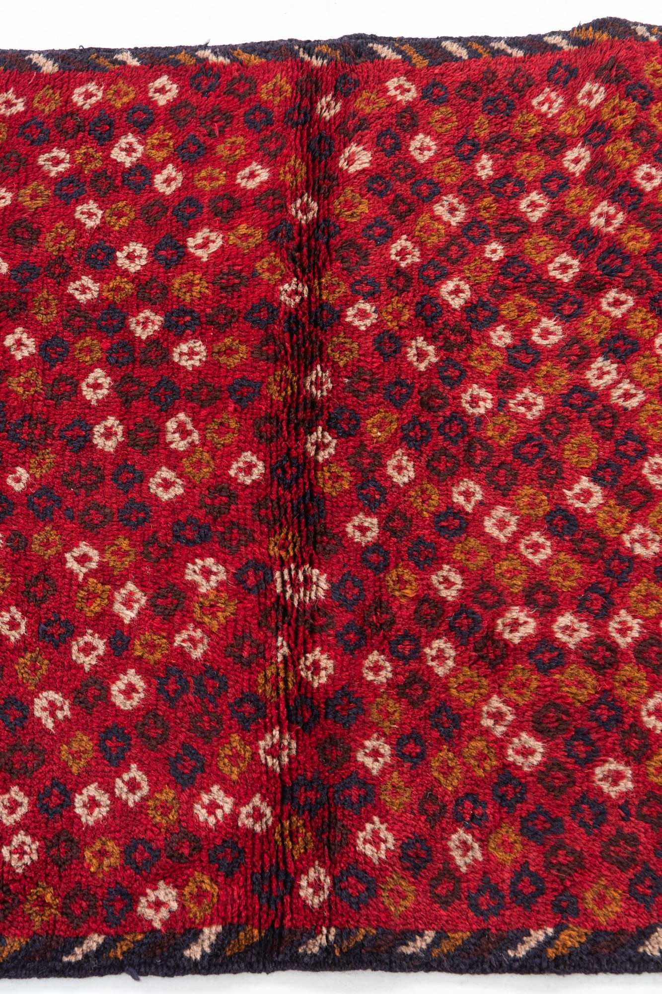 2' 10 x 4' 6 Hand Knotted Balouch Persian Wool Rug