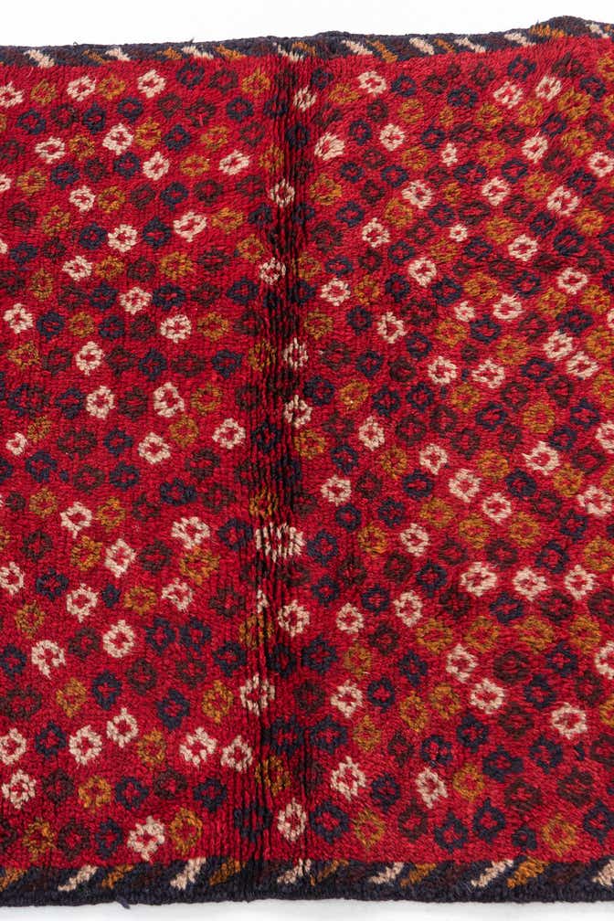 85cm x 135cm Handgeknoopt Balouch Perzisch Wol Vloerkleed