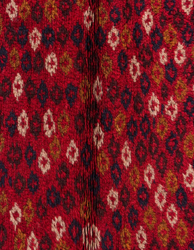 Detail image of 2' 10 x 4' 6  Hand Knotted Balouch Persian Wool Rug