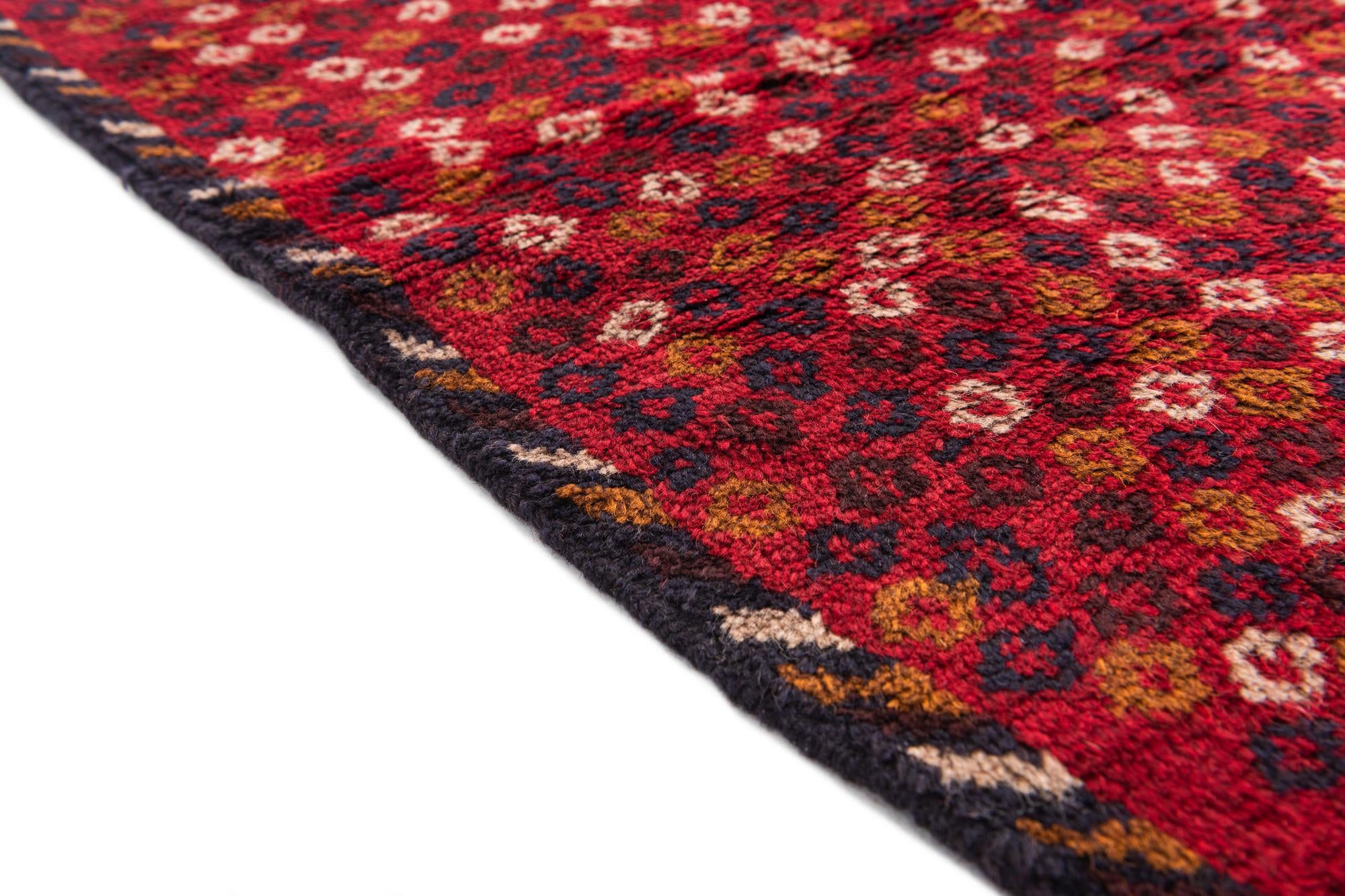 2' 10 x 4' 6 Hand Knotted Balouch Persian Wool Rug