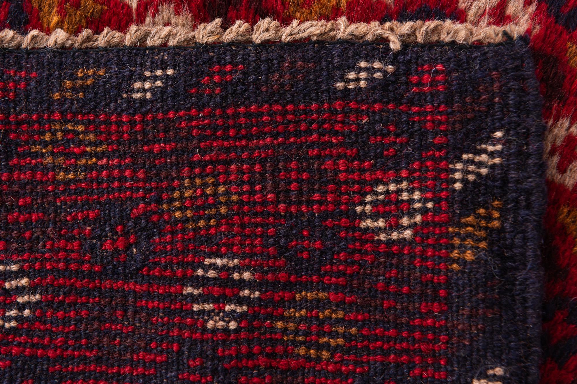 2' 10 x 4' 6 Hand Knotted Balouch Persian Wool Rug