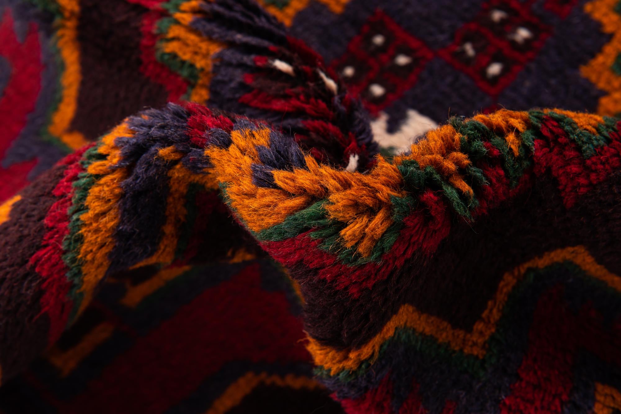 85cm x 145cm Hand Knotted Balouch Persian Wool Rug