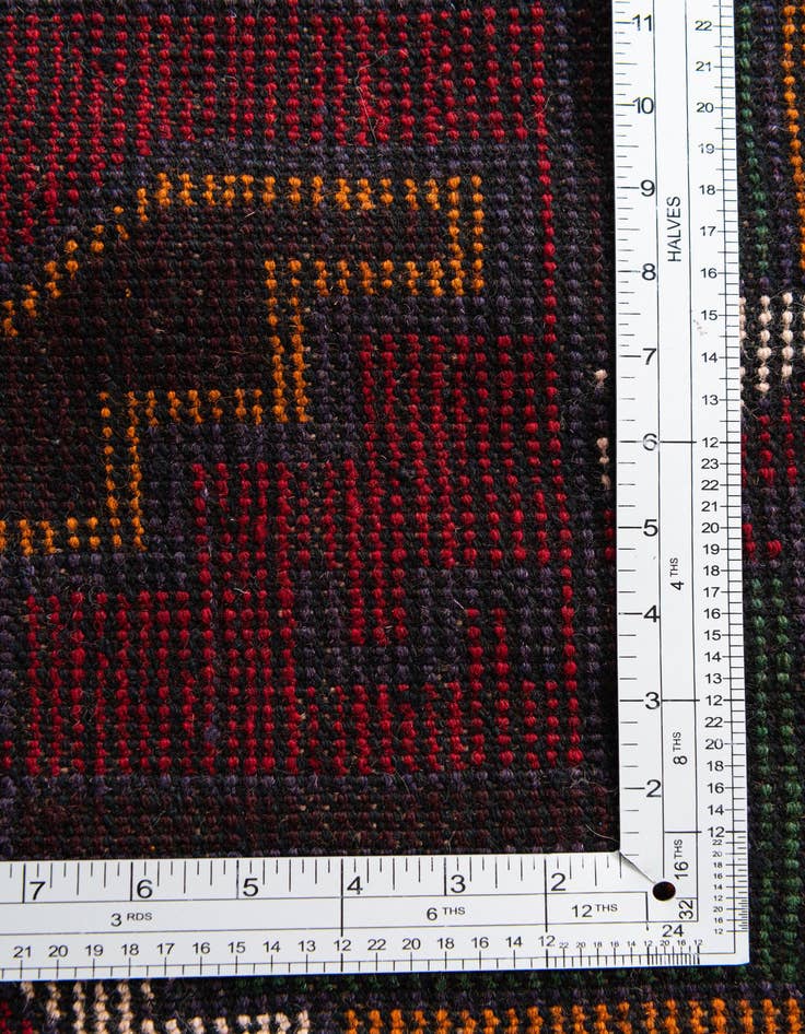 Detail image of 2' 9 x 4' 9  Hand Knotted Balouch Persian Wool Rug