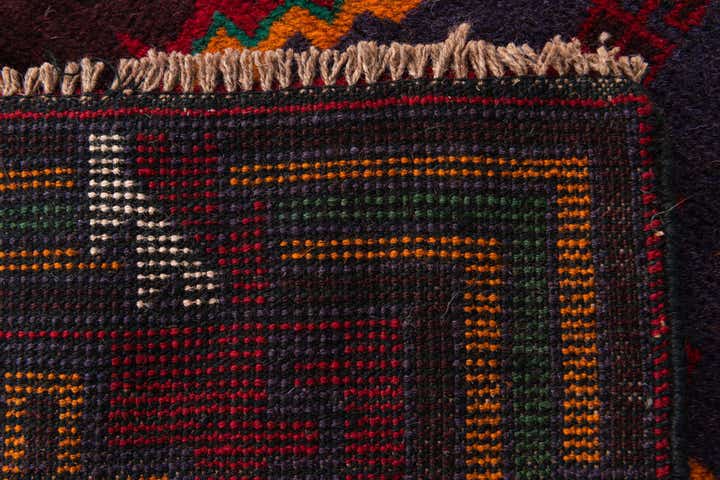 2' 9 x 4' 9 Hand Knotted Balouch Persian Wool Rug