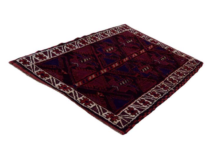 2' 9 x 4' 9 Hand Knotted Balouch Persian Wool Rug