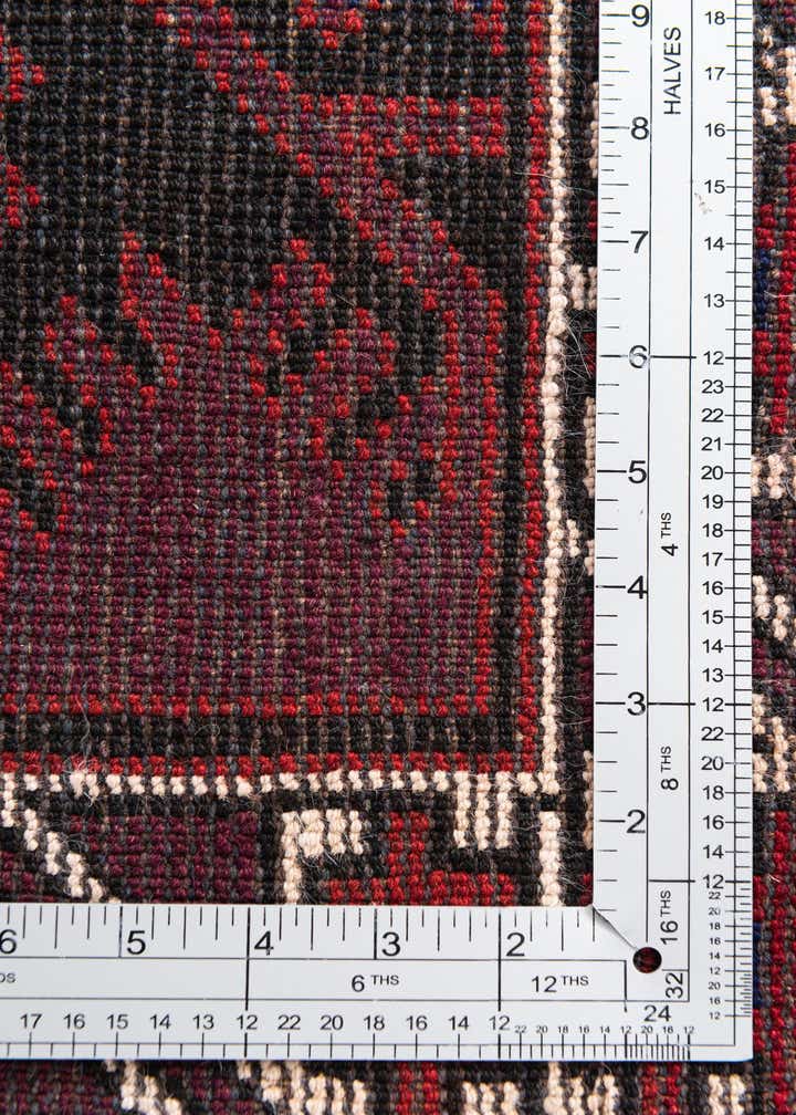2' 9 x 4' 9 Hand Knotted Balouch Persian Wool Rug