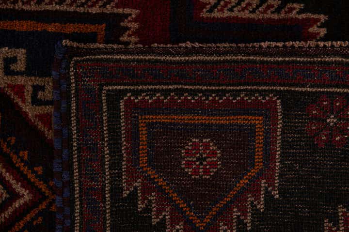 2' 10 x 4' 8 Hand Knotted Balouch Persian Wool Rug