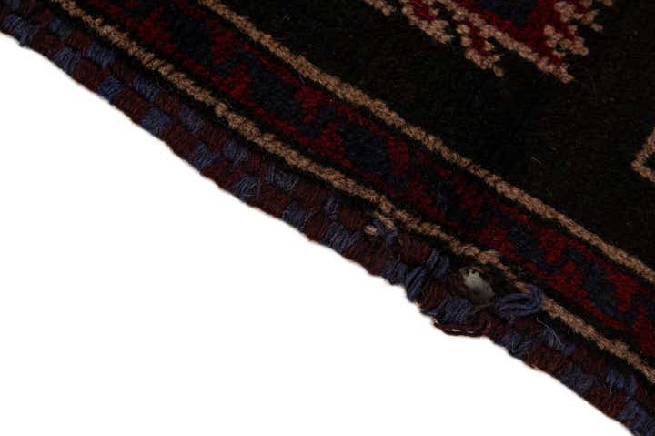 2' 10 x 4' 8 Hand Knotted Balouch Persian Wool Rug