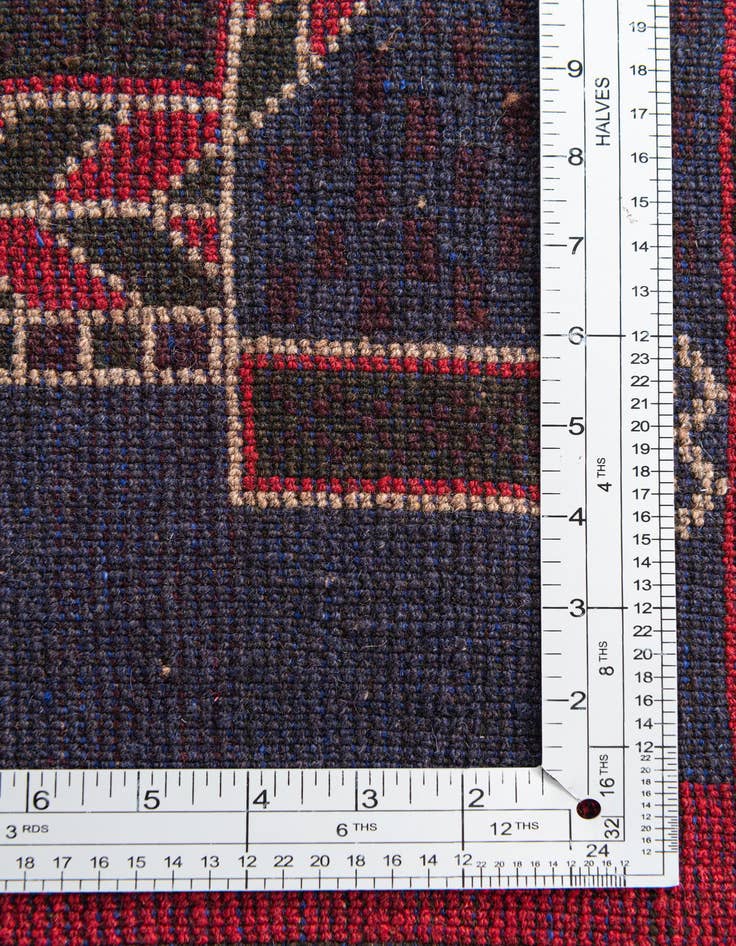 Detail image of 3' x 4' 7  Hand Knotted Balouch Persian Wool Rug