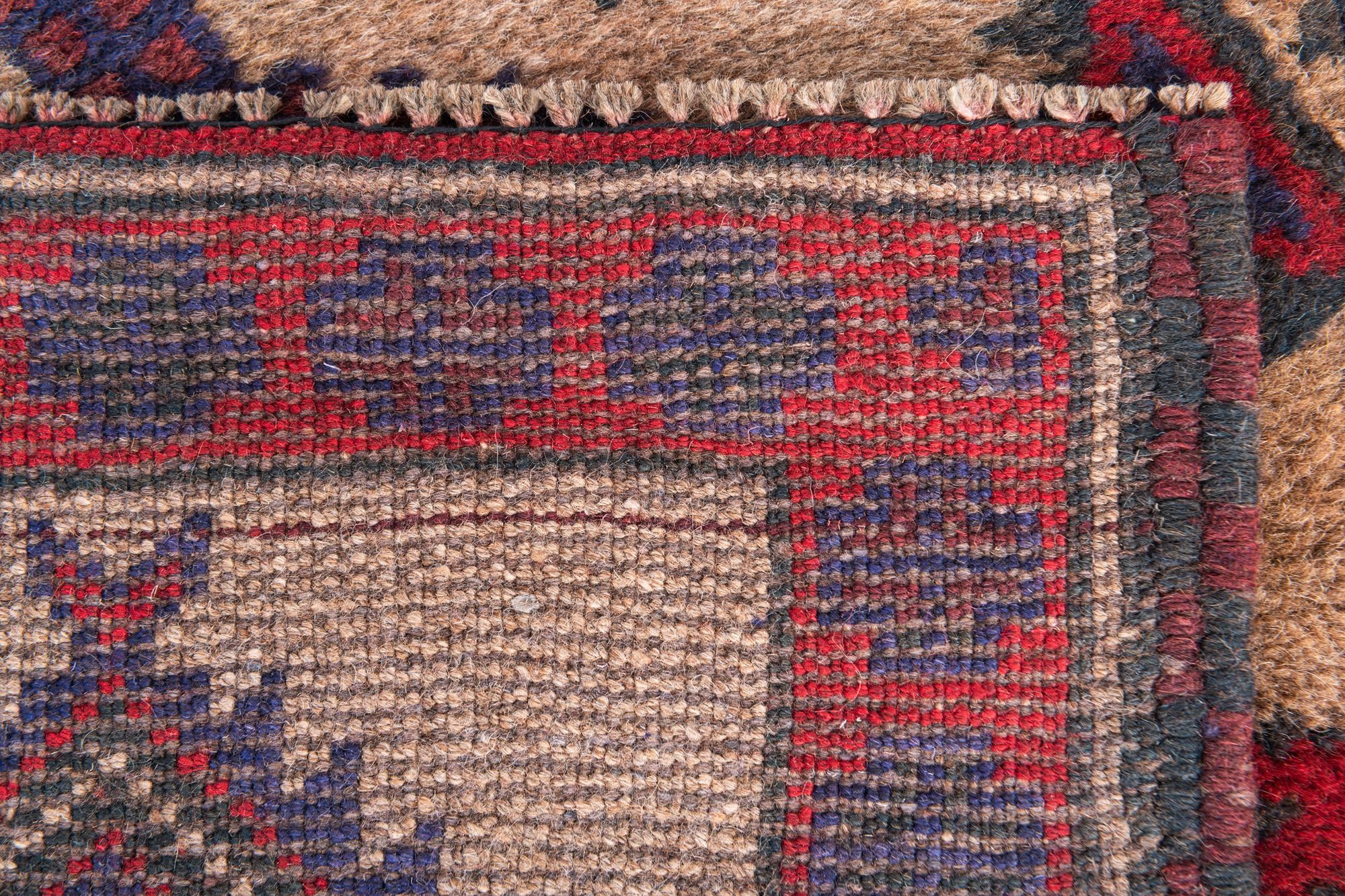 2' 10 x 4' 8 Hand Knotted Balouch Persian Wool Rug