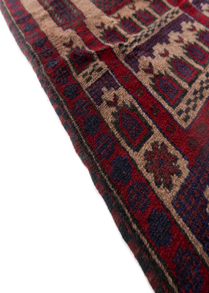 2' 10 x 4' 8 Hand Knotted Balouch Persian Wool Rug