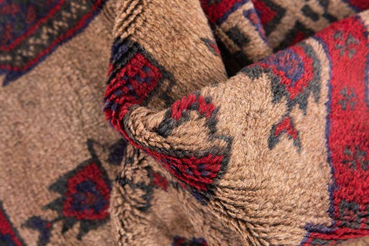 2' 10 x 4' 8 Hand Knotted Balouch Persian Wool Rug