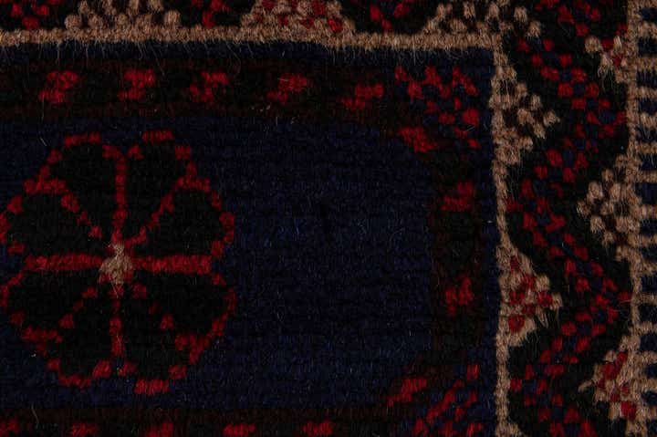 2' 10 x 5' Hand Knotted Balouch Persian Wool Rug
