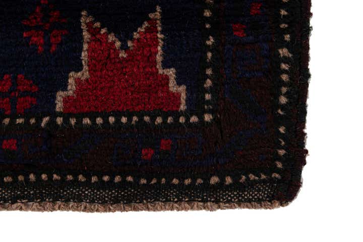 2' 10 x 5' Hand Knotted Balouch Persian Wool Rug