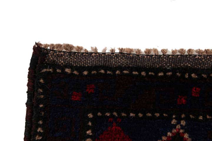 2' 10 x 5' Hand Knotted Balouch Persian Wool Rug