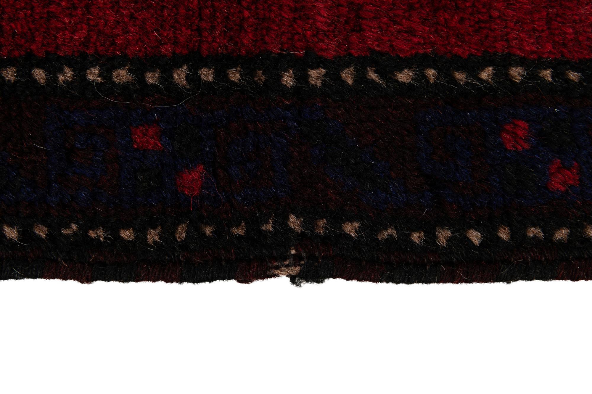 2' 10 x 5' Hand Knotted Balouch Persian Wool Rug