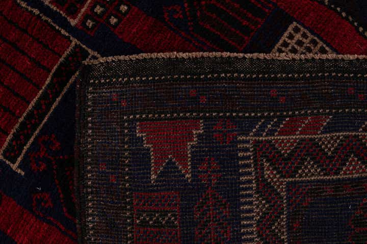 2' 10 x 5' Hand Knotted Balouch Persian Wool Rug