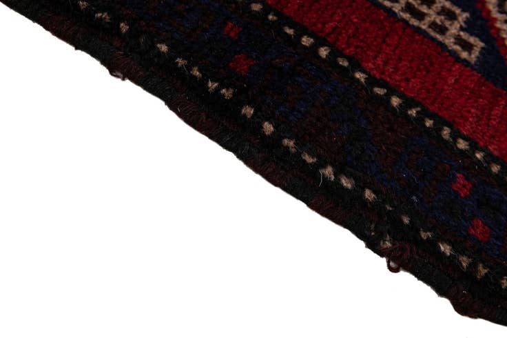 Detail image of 2' 10 x 5' Hand Knotted Balouch Persian Wool Rug